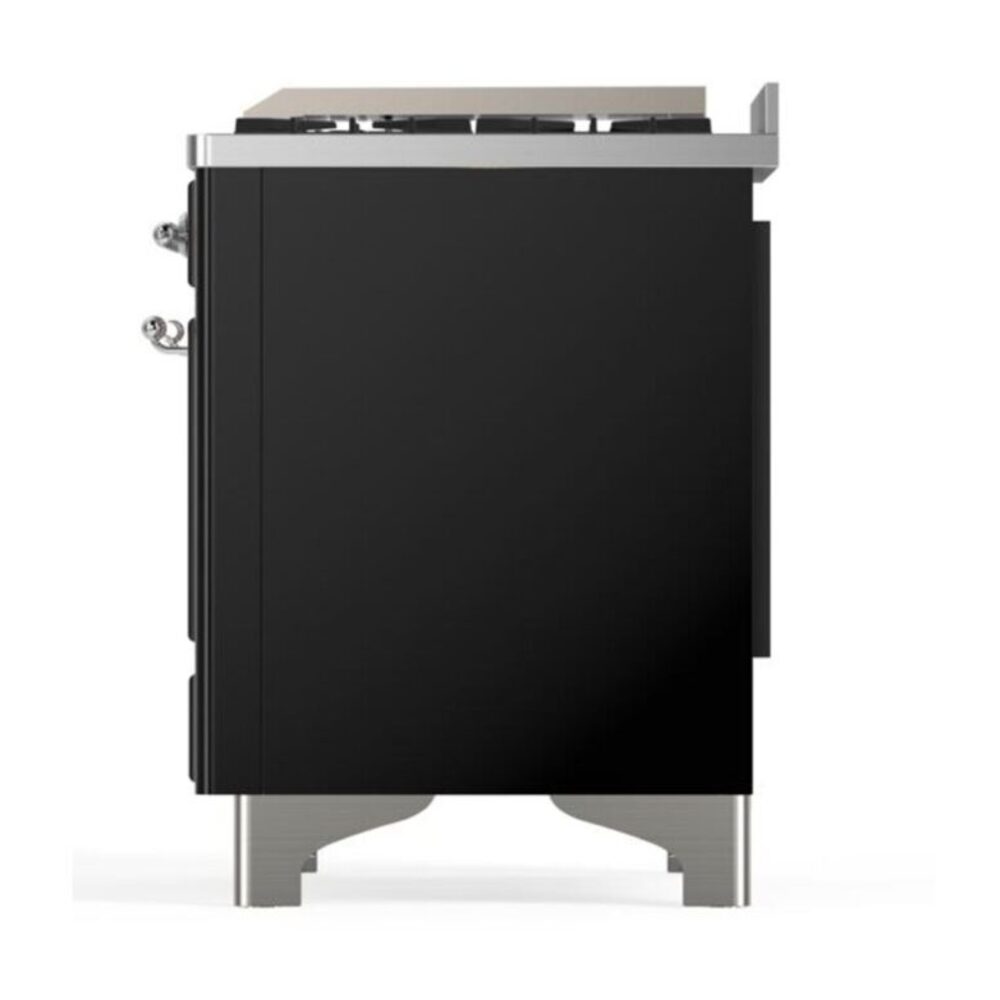 ILVE_UM15FDNS3BKC_Majestic_II_60"_Dual_Fuel_Range_Right_Angle