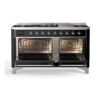 ILVE_UM15FDNS3BKC_Majestic_II_60"_Dual_Fuel_Range_oven-doors-opened