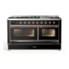 ILVE UM15F Majestic II 60 inch Dual Fuel Range with 9 Burners, Griddle