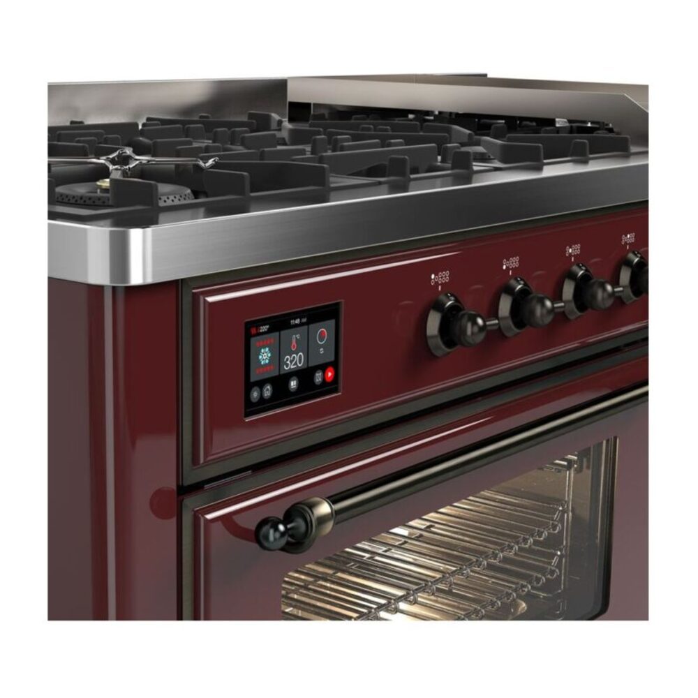ILVE_UM15FDNS3BUB_Majestic_II_60"_Dual_Fuel_Range_Top_Angle