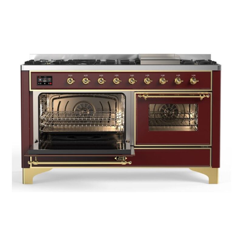 ILVE_UM15FDNS3BUG_Majestic_II_60"_Dual_Fuel_Range_Left_Angle