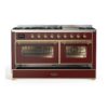 ILVE UM15F Majestic II 60 inch Dual Fuel Range with 9 Burners, Griddle