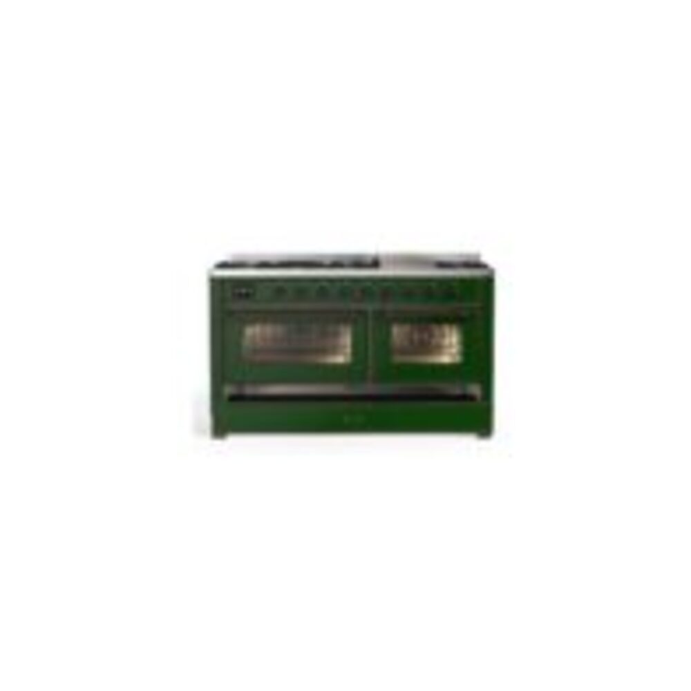 ILVE UM15F Majestic II 60 inch Dual Fuel Range with 9 Burners, Griddle
