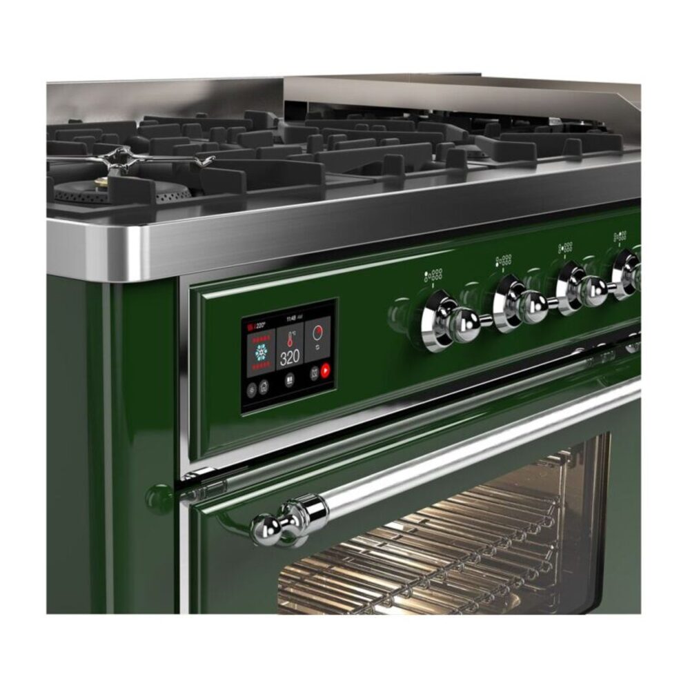 ILVE UM15F Majestic II 60 inch Dual Fuel Range with 9 Burners, Griddle