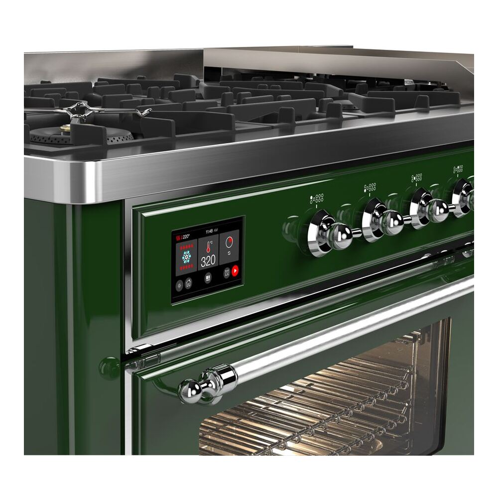 ILVE UM15F Majestic II 60 inch Dual Fuel Range with 9 Burners, Griddle