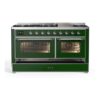 ILVE UM15F Majestic II 60 inch Dual Fuel Range with 9 Burners, Griddle