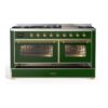 ILVE UM15F Majestic II 60 inch Dual Fuel Range with 9 Burners, Griddle