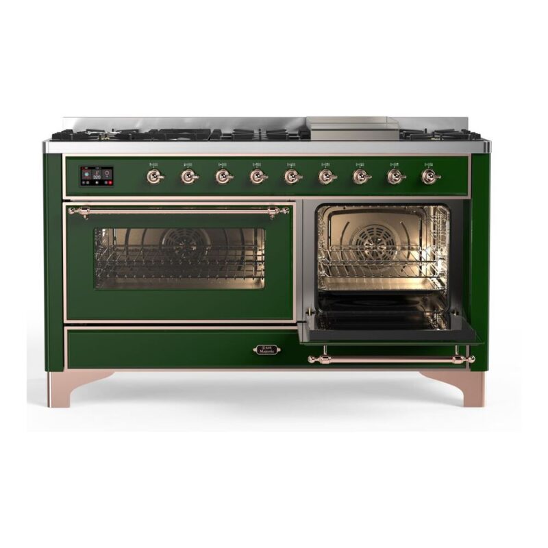 ILVE_UM15FDNS3EGP_Majestic_II_60"_Dual_Fuel_Range_drawer-opened