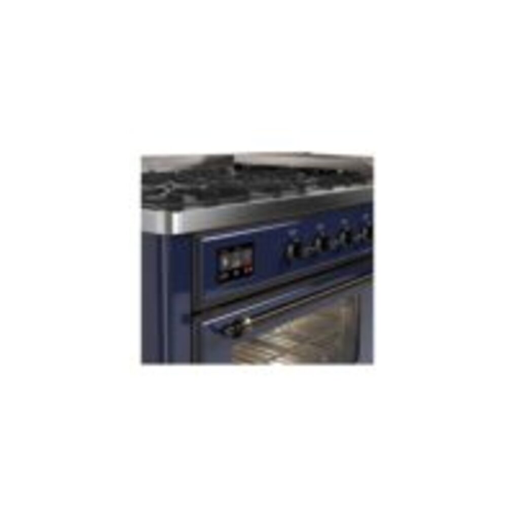 ILVE_UM15FDNS3MBBLP_Majestic_II_60"_Dual_Fuel_Range_Top_Angle