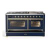ILVE UM15F Majestic II 60 inch Dual Fuel Range with 9 Burners, Griddle