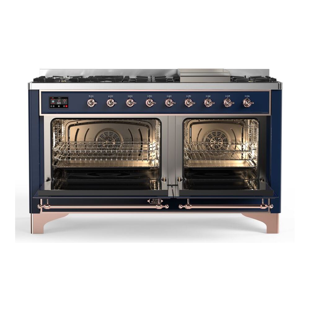 ILVE_UM15FDNS3MBP_Majestic_II_60"-oven-doors-opened