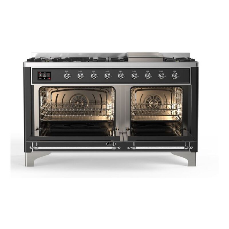 ILVE_UM15FDNS3MGC_Majestic_II_oven_door_opened