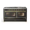 ILVE UM15F Majestic II 60 inch Dual Fuel Range with 9 Burners, Griddle