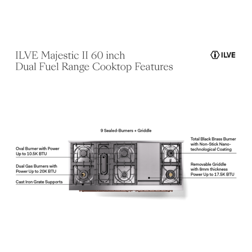 UM15FDNS3MGG - cooktop features