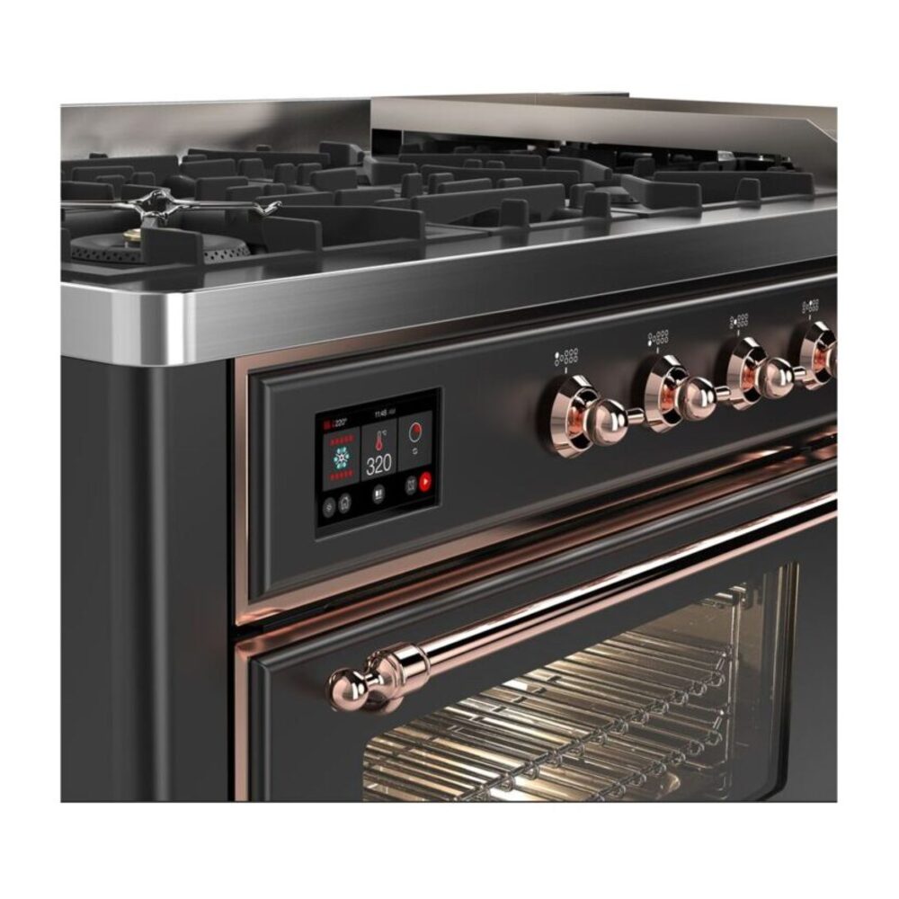 ILVE_UM15FDNS3MGP_Majestic_II_60"_Dual_Fuel_Range_main-oven-opened