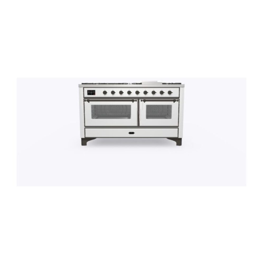 ILVE_UM15FDNS3RAB_Majestic_II_60"_Dual_Fuel_Range_Front_View