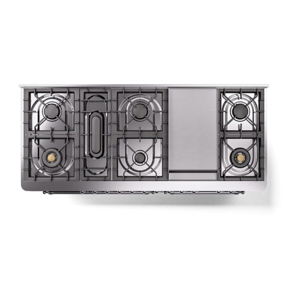 ILVE_UM15FDNS3RACLP_Majestic_II_60"_Dual_Fuel_Range_cooktop