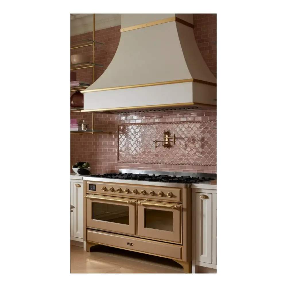 ILVE UM15F Majestic II 60 inch Dual Fuel Range with 9 Burners, Griddle