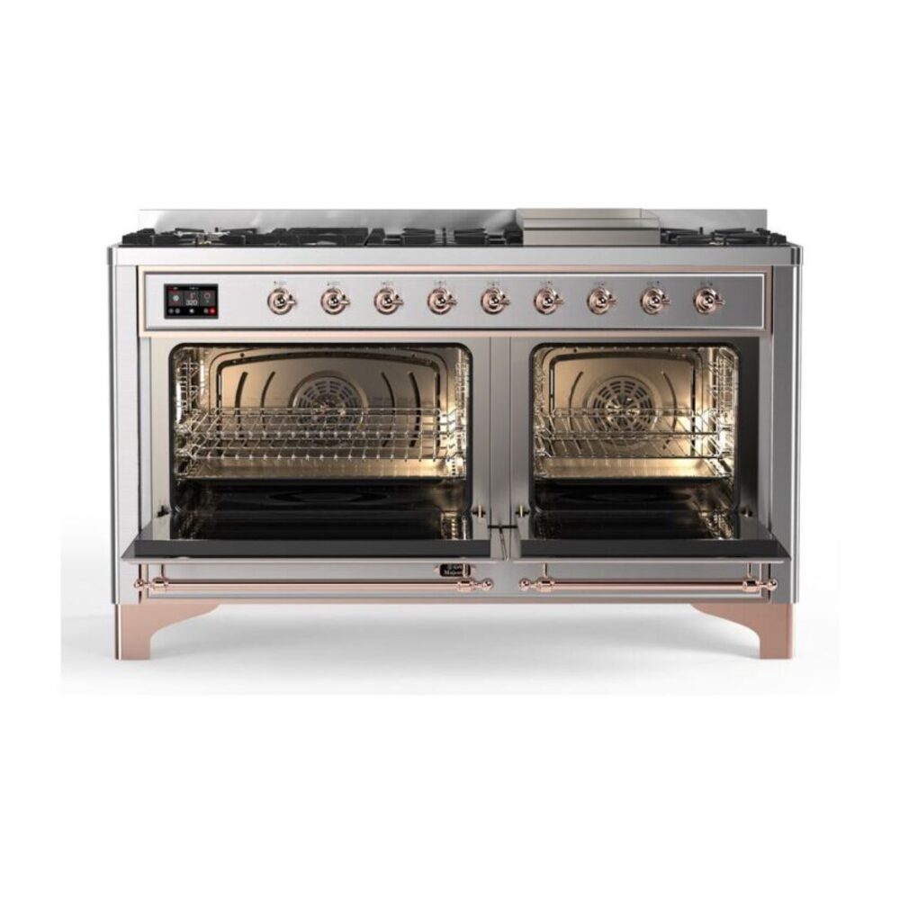 ILVE_UM15FDNS3SSP_Majestic_II_60_Dual_Fuel_Range_oven-doors-opened