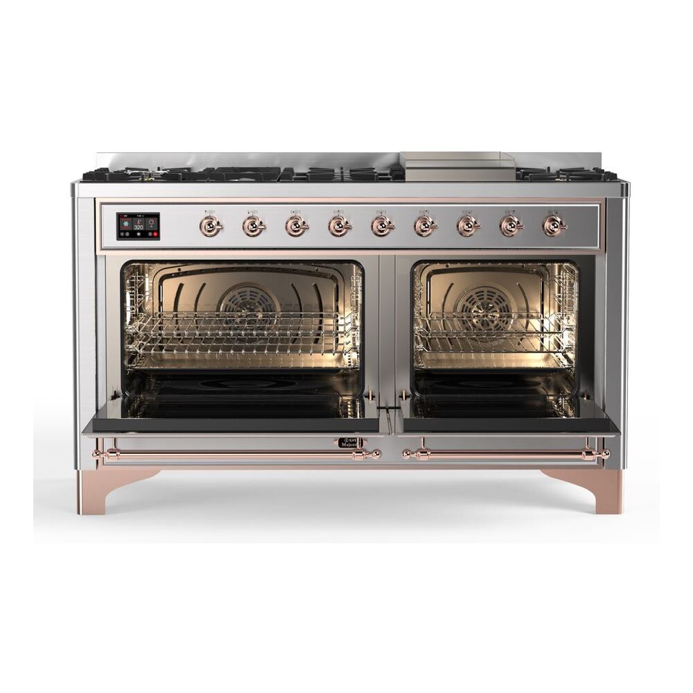 ILVE_UM15FDNS3SSP_Majestic_II_60_Dual_Fuel_Range_oven-doors-opened
