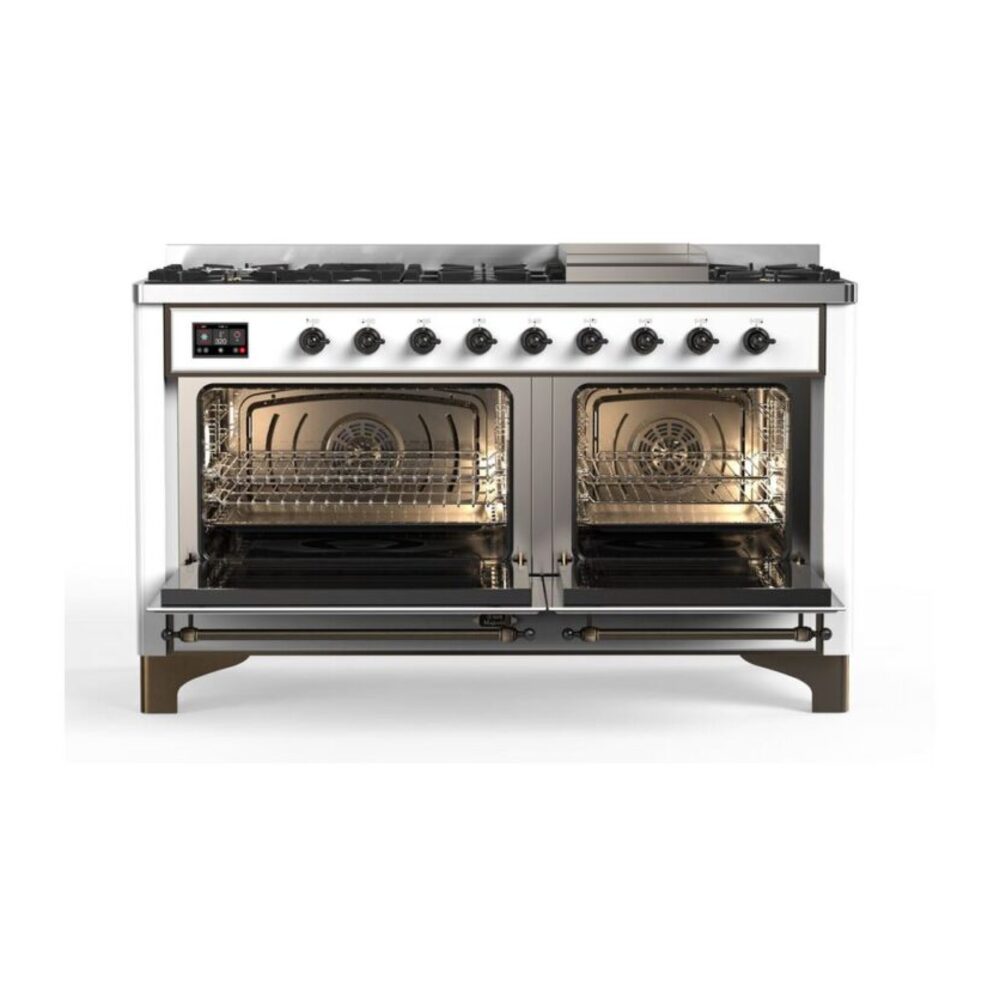 ILVE_UM15FDNS3WHB_Majestic_II_60_Dual_Fuel_Range_Front_View