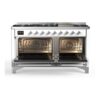 ILVE_UM15FDNS3WHCLP_Majestic_II_60"_Dual_Fuel_Range_oven-doors-opened