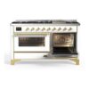 ILVE UM15F Majestic II 60 inch Dual Fuel Range with 9 Burners, Griddle