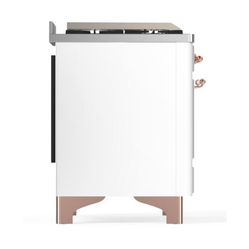 ILVE_UM15FDNS3WHPLP_Majestic_II_60"_Dual_Fuel_Range_Left_Angle