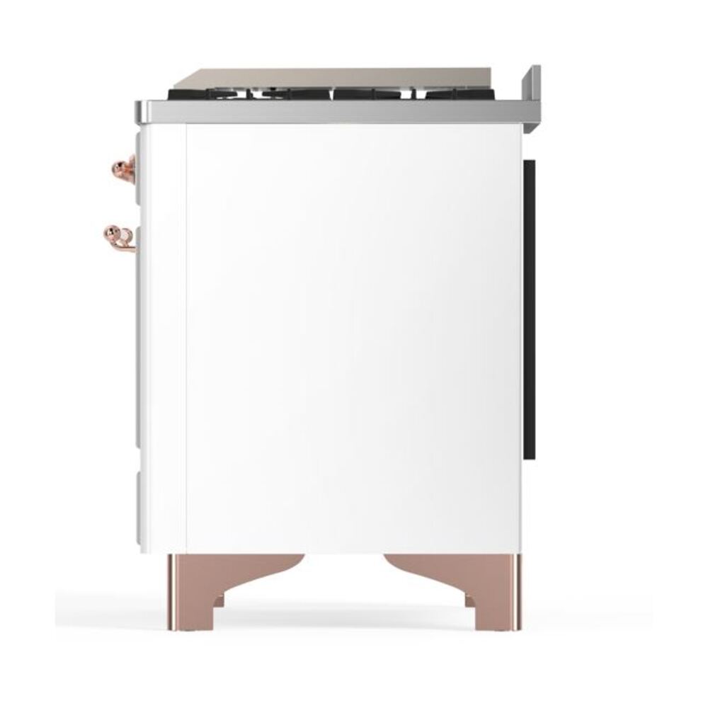 ILVE_UM15FDNS3WHPLP_Majestic_II_60"_Dual_Fuel_Range_Right_Angle