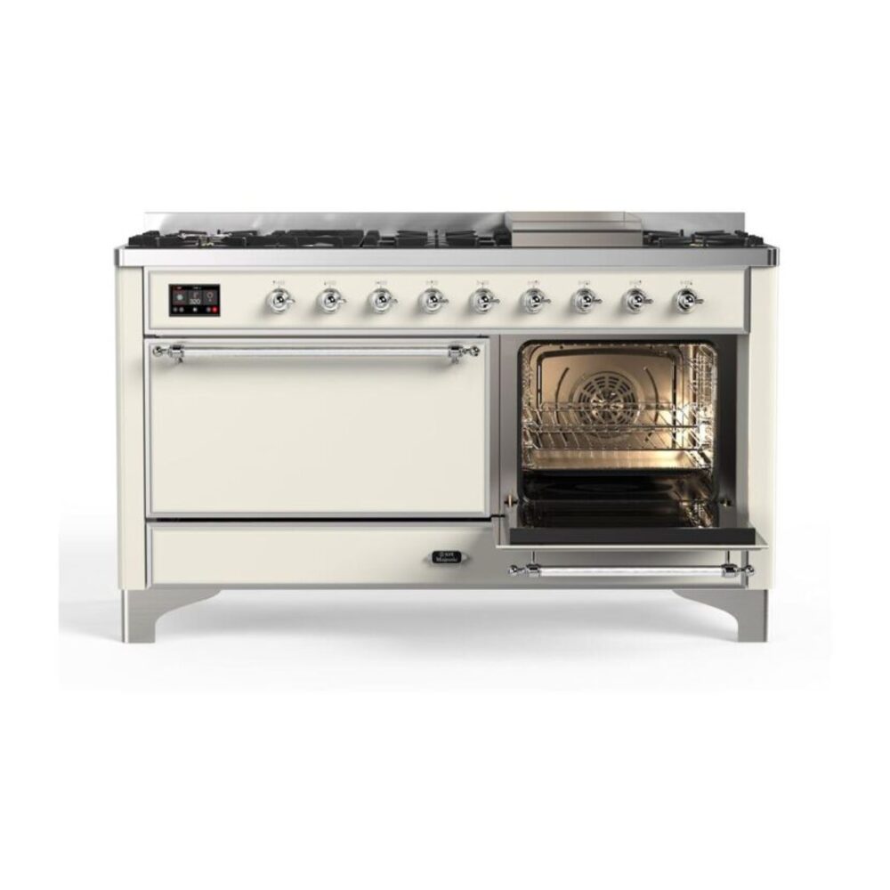 ILVE_UM15FDQNS3AWC_Majestic_II_60"_Dual_Fuel_Range_Right_Angle