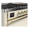 ILVE_UM15FDQNS3AWGLP_Majestic_II_60"_Dual_Fuel_Range_Top_Angle
