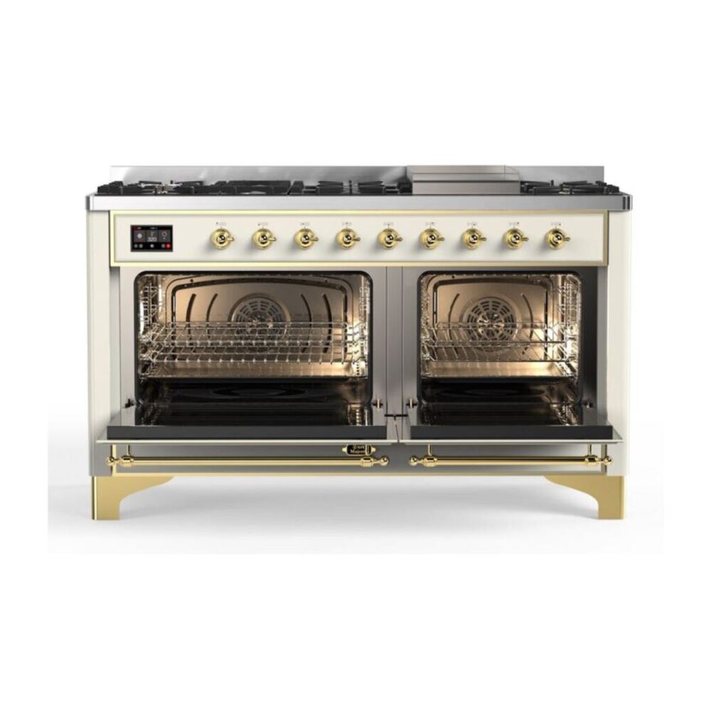 ILVE_UM15FDQNS3AWG_Majestic_II_60_Dual_Fuel_Range_Front_View