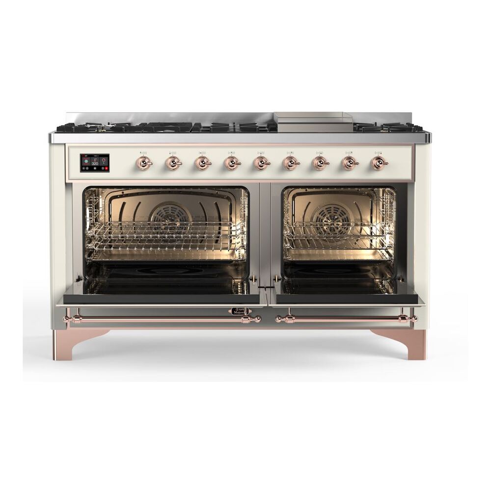 ILVE_UM15FDQNS3AWP_Majestic_II_60_Dual_Fuel_Range_doors-opened