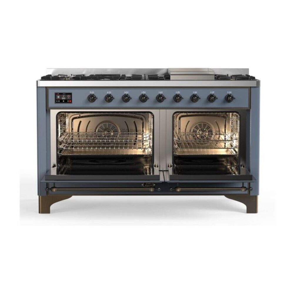 ILVE_UM15FDQNS3BGB_Majestic_II_60_Dual_Fuel_Range_Front_View