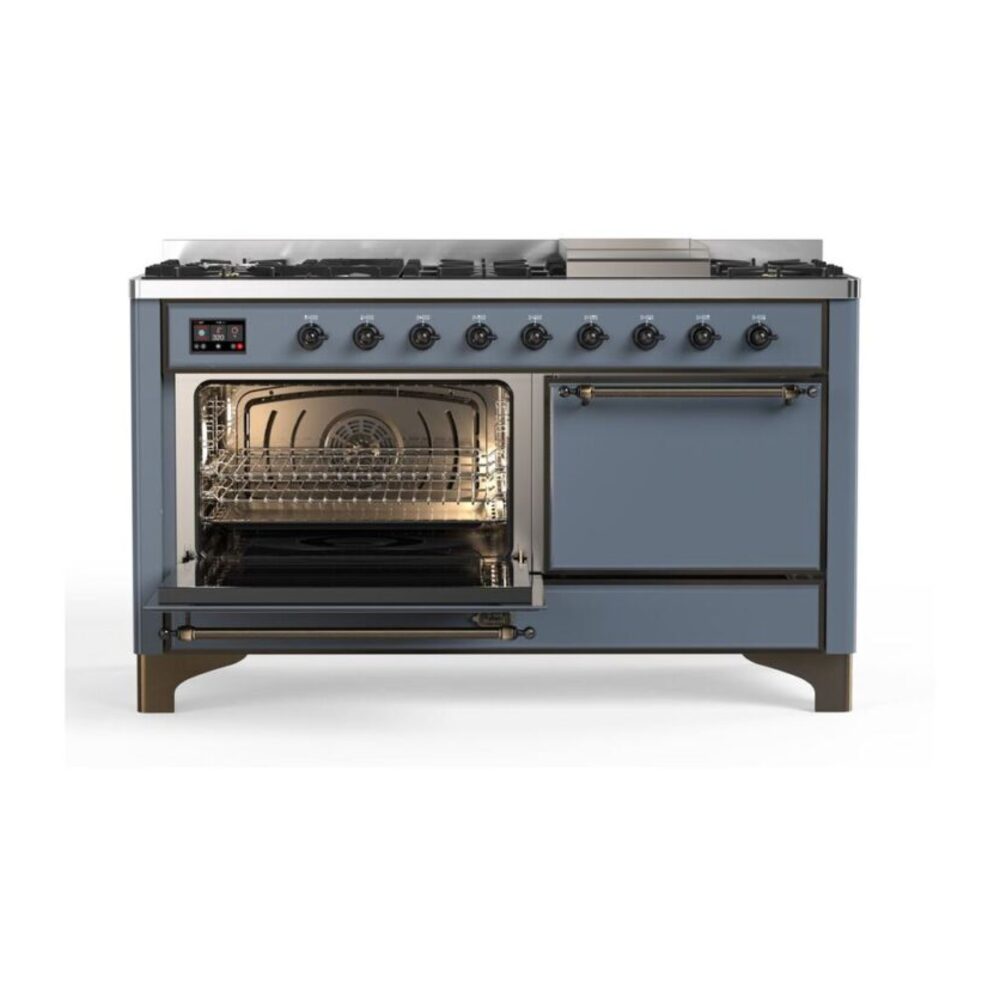 ILVE_UM15FDQNS3BGB_Majestic_II_60_Dual_Fuel_Range_Left_Angle