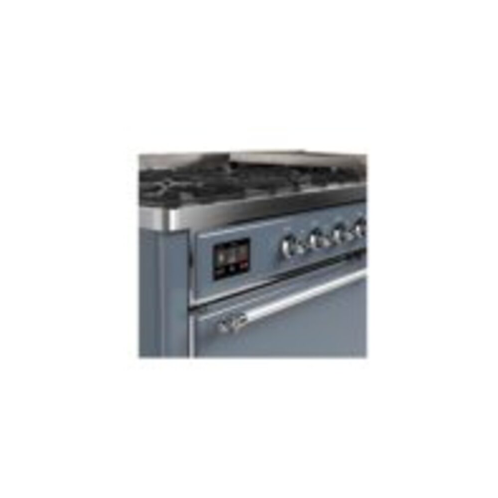 ILVE_UM15FDQNS3BGCLP_Majestic_II_60"_Dual_Fuel_Range_Top_Angle