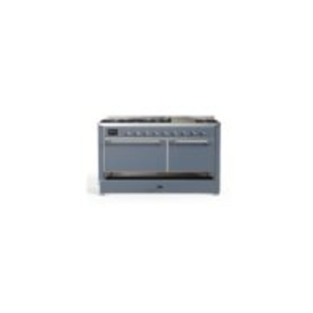 ILVE UM15F Majestic II 60 inch Dual Fuel Range with 9 Burners, Griddle