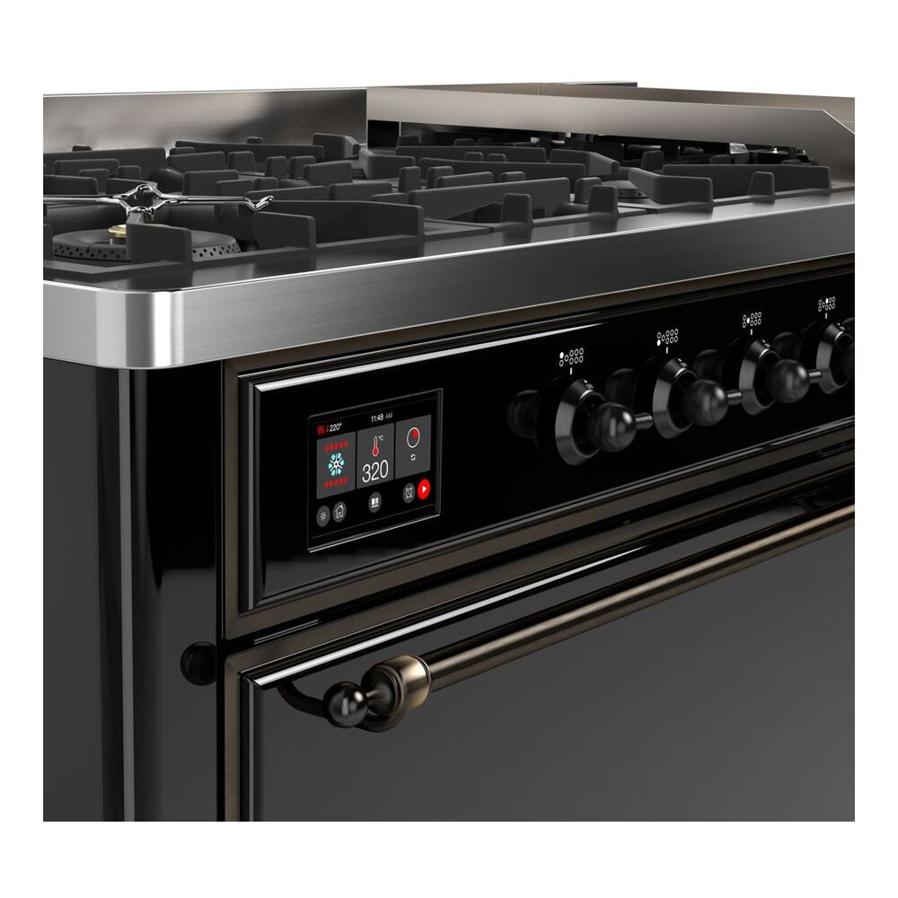 ILVE_UM15FDQNS3BKBLP_Majestic_II_60"_Dual_Fuel_Range_Top_Angle