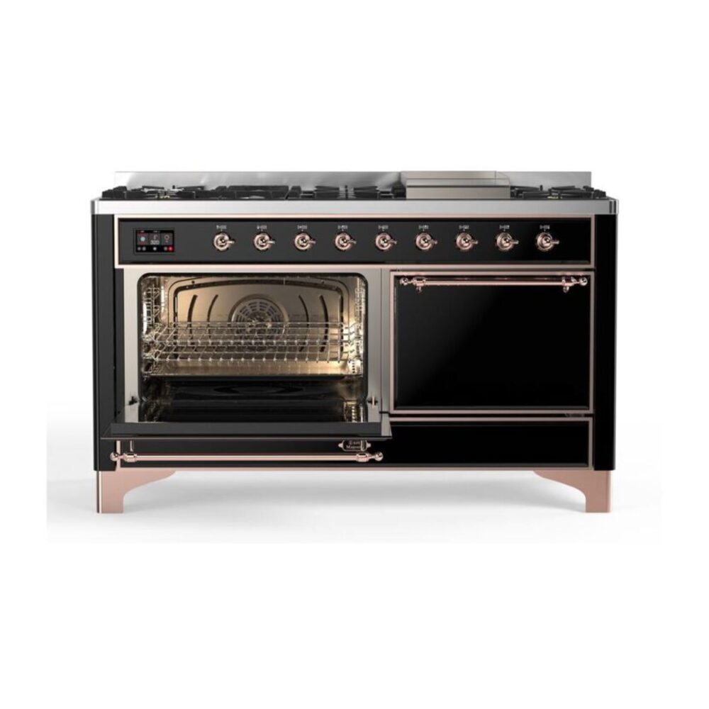 ILVE_UM15FDQNS3BKPLP_Majestic_II_60"_Dual_Fuel_Range_Top_view