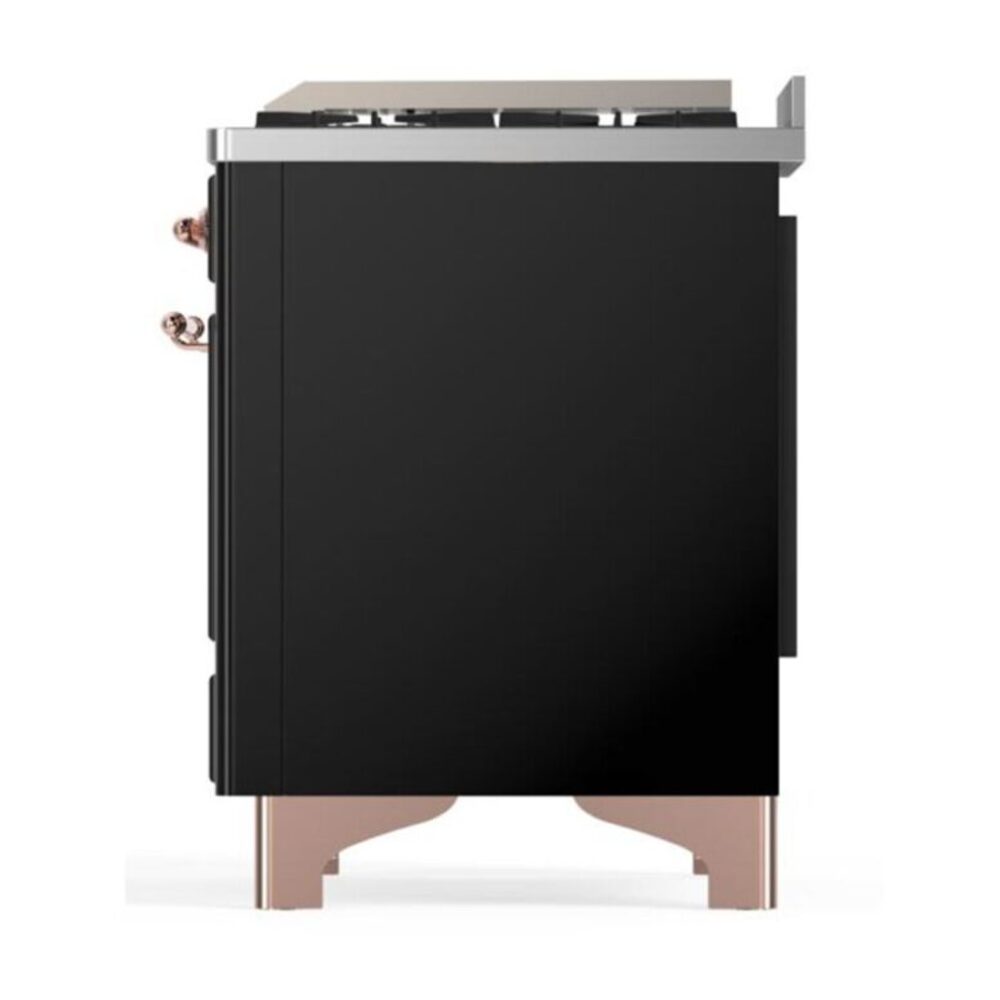 ILVE_UM15FDQNS3BKP_Majestic_II_60"_Dual_Fuel_Range_Right_Angle