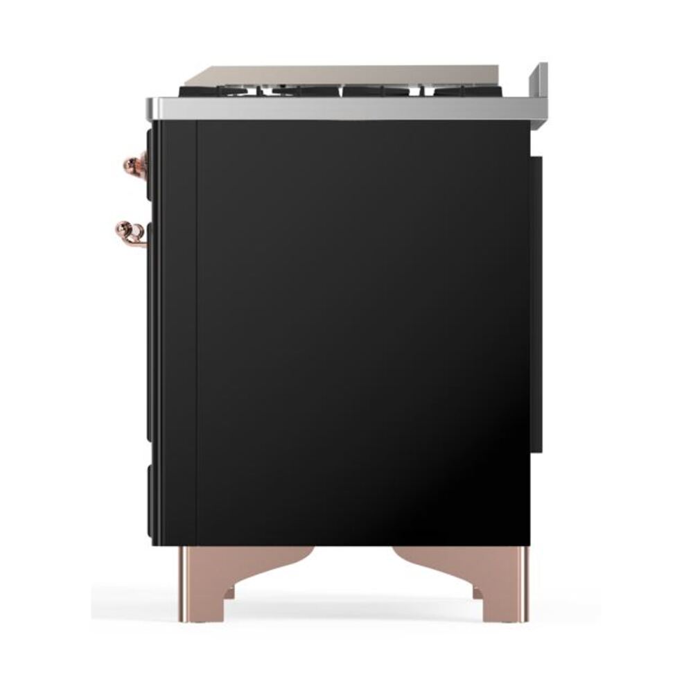 ILVE_UM15FDQNS3BKP_Majestic_II_60"_Dual_Fuel_Range_Right_Angle