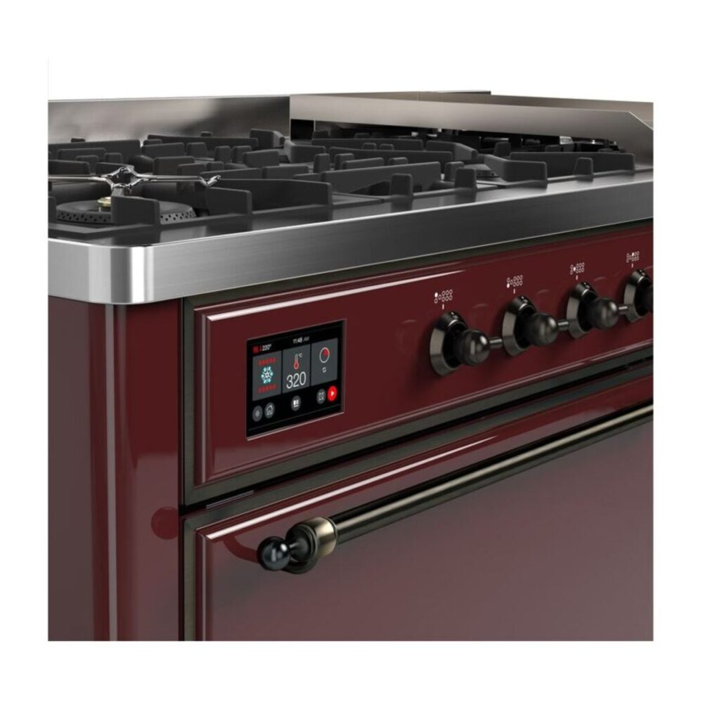 ILVE_UM15FDQNS3BUB_Majestic_II_60"_Dual_Fuel_Range_Top_Angle