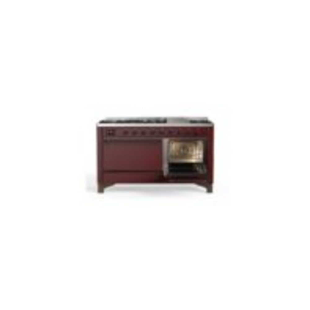 ILVE_UM15FDQNS3BUB_Majestic_II_60"_Dual_Fuel_Range_Right_Angle