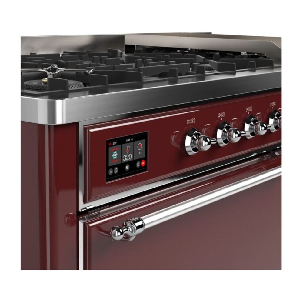 ILVE_UM15FDQNS3BUCLP_Majestic_II_60"_Dual_Fuel_Range_Top_Angle