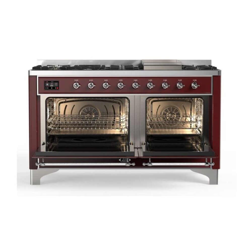 ILVE_UM15FDQNS3BUC_Majestic_II_60_Dual_Fuel_Range_Front_View