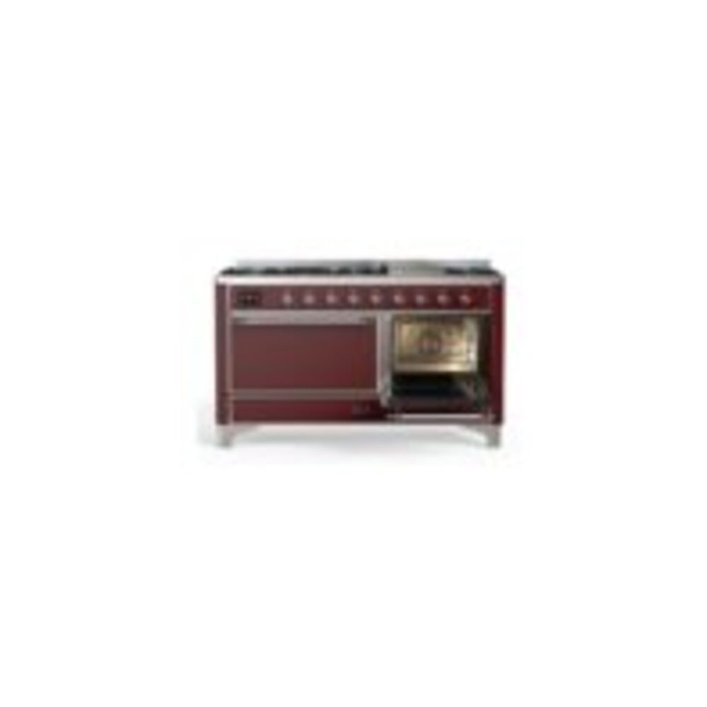 ILVE_UM15FDQNS3BUC_Majestic_II_60"_Dual_Fuel_Range_Right_Angle