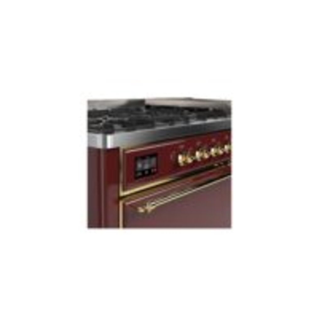 ILVE_UM15FDQNS3BUGLP_Majestic_II_60"_Dual_Fuel_Range_Top_Angle