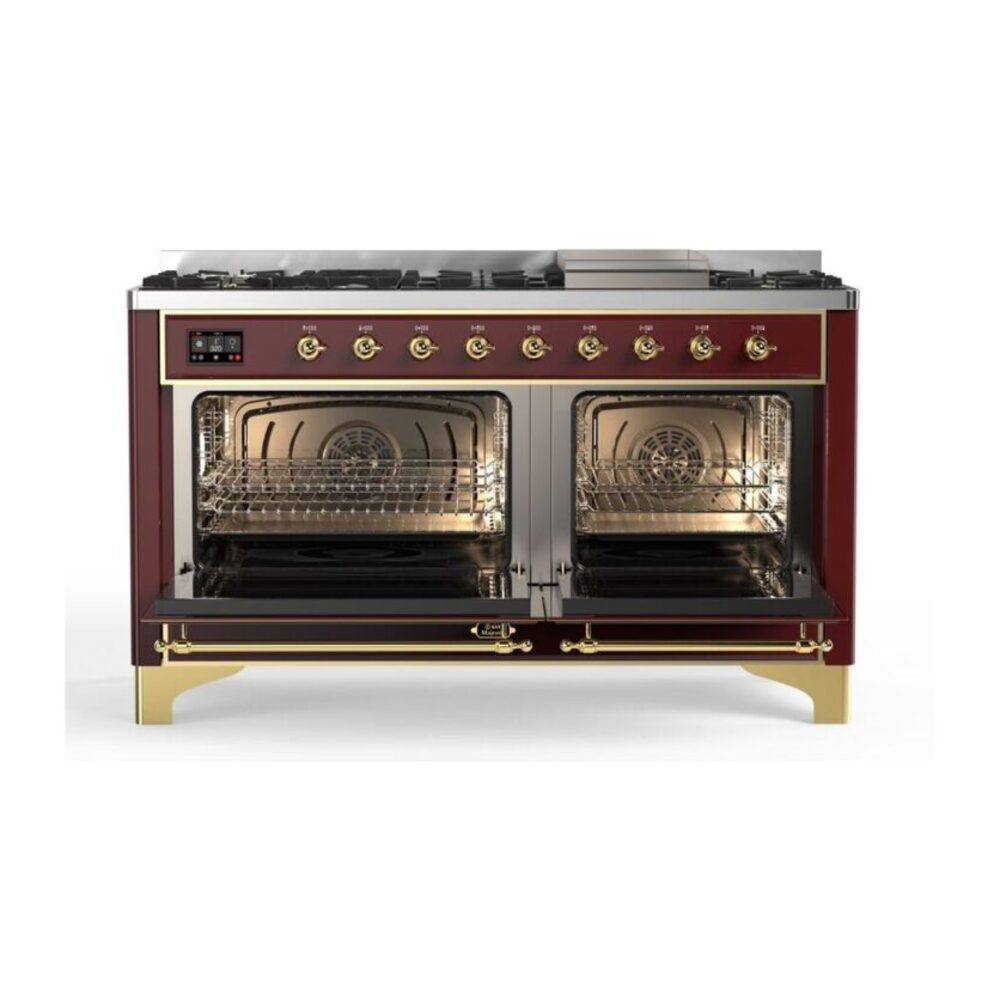 ILVE_UM15FDQNS3BUG_Majestic_II_60_Dual_Fuel_Range_Front_View