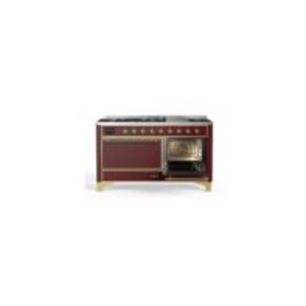 ILVE_UM15FDQNS3BUG_Majestic_II_60"_Dual_Fuel_Range_Right_Angle