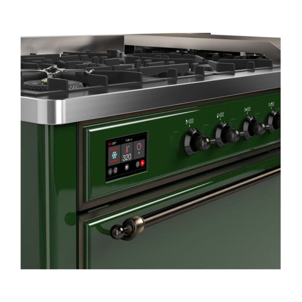 ILVE_UM15FDQNS3EGBLP_Majestic_II_60"_Dual_Fuel_Range_Top_Angle